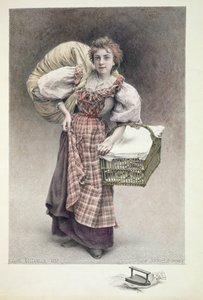 Jonge wasvrouw, uit 
